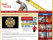 Tablet Screenshot of handy-firemen.com